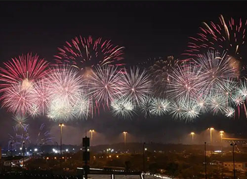文成县焰火晚会